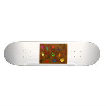 Colour nature skateboard