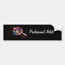COLOUR PALETTE BUMPER STICKER