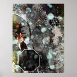 Colour Rain Print