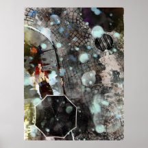 Colour Rain Print