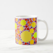 colour random walk coffee mugs