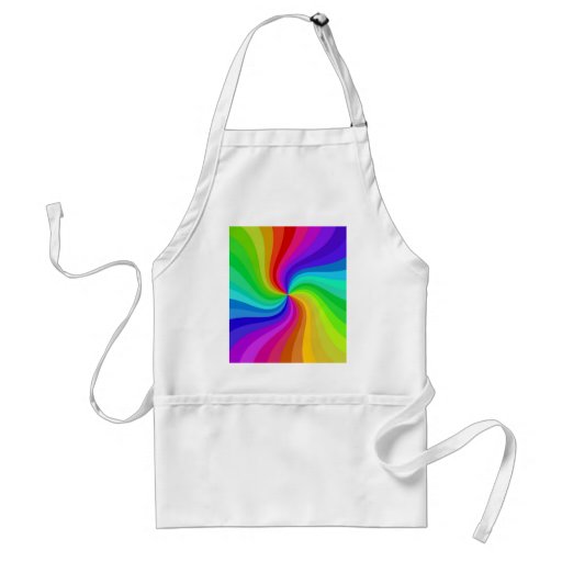 colour twisted apron