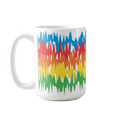 Colour Waves: Vector Illustration: Coffee Mug by spiritswitchboard