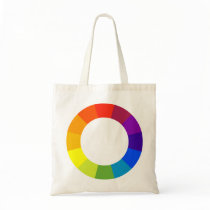 colour wheel canvas bag