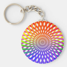 Colour Wheel Spiral: Keychain