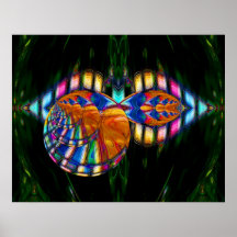 Colour Wheels Poster