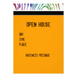 Colour Zebra Patterns invitations