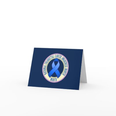 Colourectal Cancer Awareness Month Card by jamieco