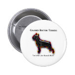 Coloured Boston Terrier Pins