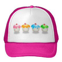 Coloured Buns Hats