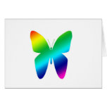 Coloured Butterfly Cards