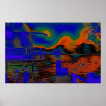 coloured by sun print