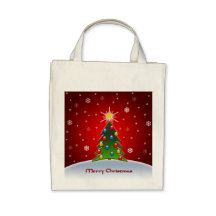 Coloured Christmas Tree Bag