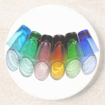 Coloured Cocktail Shot Glasses Coaster 28