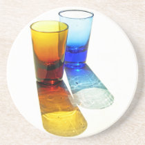 Coloured Cocktail Shot Glasses Coaster 53