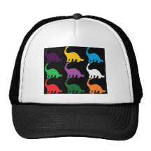 Coloured Dinos Mesh Hats