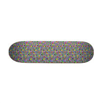 Coloured Dots-Mini 7 1/4" Skateboard