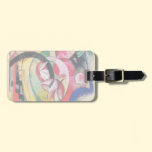 Coloured Flowers (Abstract Forms) by Franz Marc luggage tags