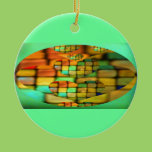 Coloured Glass Tile Hearts Pop Out ornaments