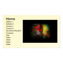 Coloured Goldfish Business Card