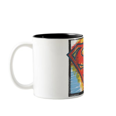 Coloured in Shield Mug by Superman