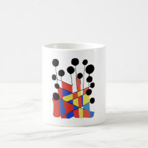 Coloured mug Calder inspired collection