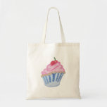 Coloured Pencil Cupcake Canvas Bags