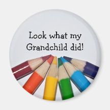 Coloured Pencils Artwork Display Refrigerator Magnets