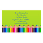 Coloured Pencils Business Card