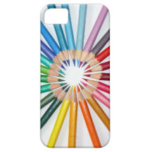 COLOURED PENCILS iPhone 5 CASE