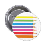Coloured Pencils Pinback Button