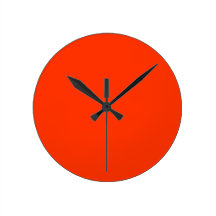 Coloured Plain Wall Clock