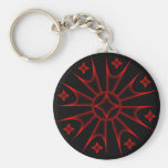 Coloured Spike Stars Key Chain