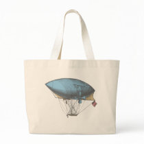 Coloured Vintage Airship Canvas Bags