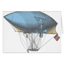Coloured Vintage Airship