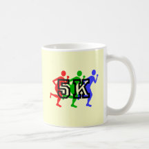 Colourful 5K runners Coffee Mug