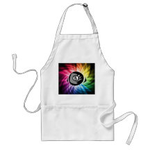 Colourful 8 ball apron