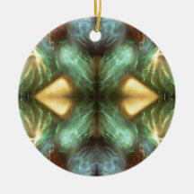 colourful abstract art scene mystical christmas tree ornament