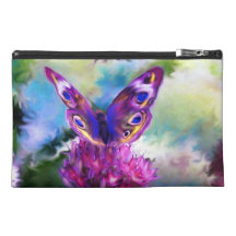 Colourful Abstract Butterfly Travel Accessories Bags