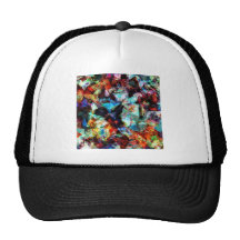 Colourful Abstract Design Hat