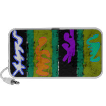 Colourful Abstract iPhone Speaker