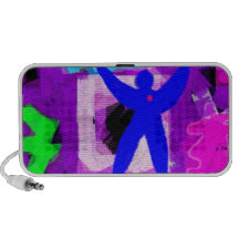 Colourful Abstract iPod Speaker
