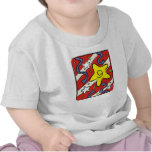 Colourful Abstract Patriotic Star Baby Tees