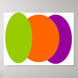 Colourful Abstract Pattern Poster