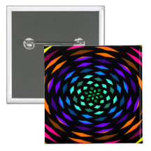 Colourful Abstract Pin