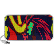 Colourful Abstract Portable Speaker