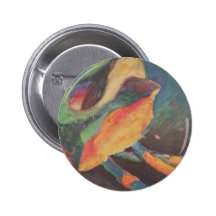 Colourful abstract shapes in space buttons