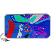Colourful Abstract Travel Speaker