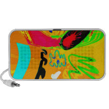 Colourful Abstract Travel Speaker
