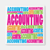 Colourful Accounting Magnet